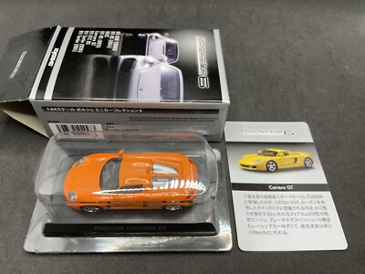 Kyosho 1/64 Porsche collection6 Carrera GT Orange diecast model