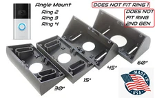 Angle Mount Bracket Holder Wedge for Ring 2, 3 Video Doorbell 15° 30° 45° 60°