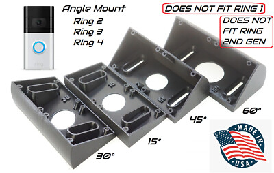 Mounting Plate Ring Viewing Angle Doorbell Mount Ring Doorbell