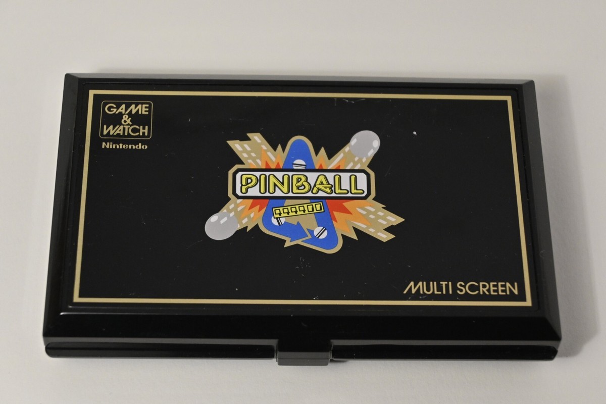 Vintage Nintendo Game And Watch electronic console Pinball Game