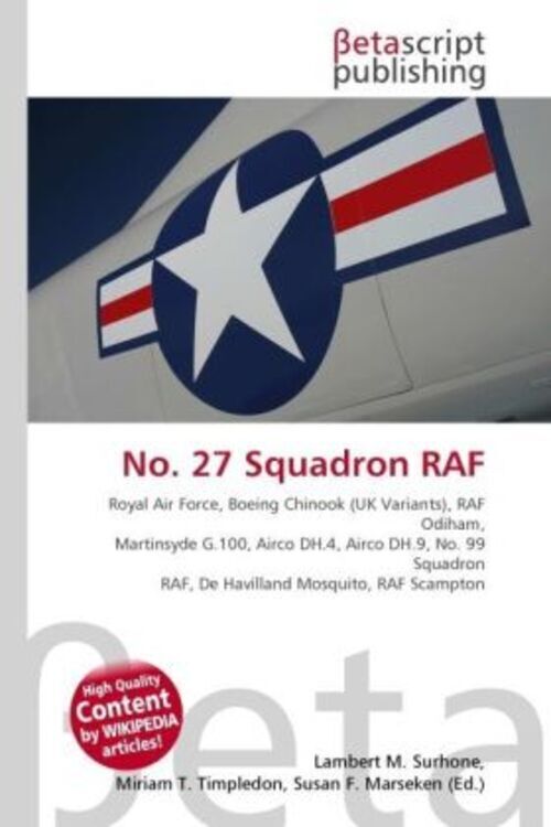 Lambert M. Surhone (u. A.) | No. 27 Squadron Raf | Taschenbuch |