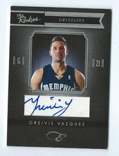 Greivis Vasquez Grizzlies 2011-12 Elite Black Box The Rookies Auto /149