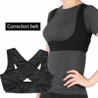 LARGE Back Posture Corrector Shoulder Straight Support Brace Belt Therapy US