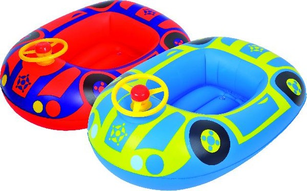 Set of 2 Jilong Inflatable Boat Kids Auto 67.5 X 50 Wheel Horn  