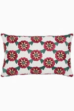John Robshaw Milata embroidered Rectangle Kidney Deco pillow NWT