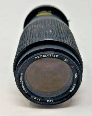 Promaster MC Zoom 1:4.5 f=80-200mm Lens MACRO Black No Case