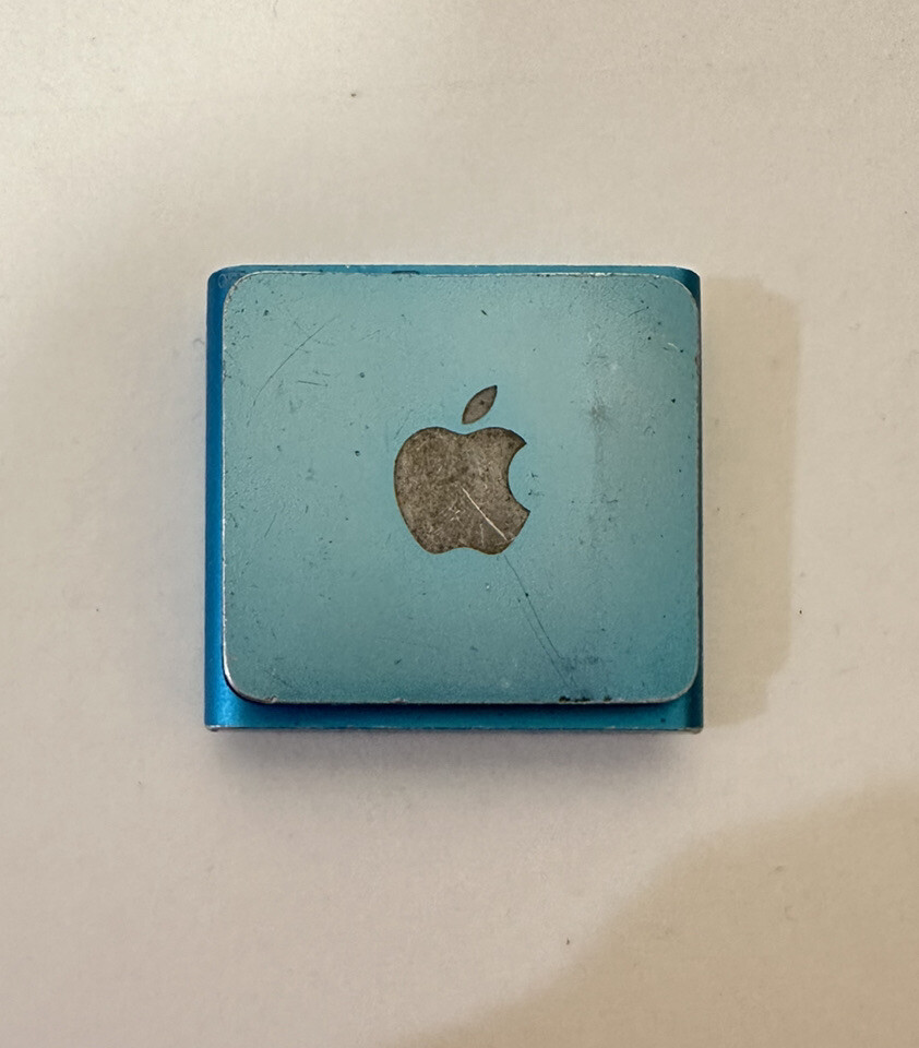 Apple iPod Shuffle 4th Generation Blue (2 GB) Works Great | eBay