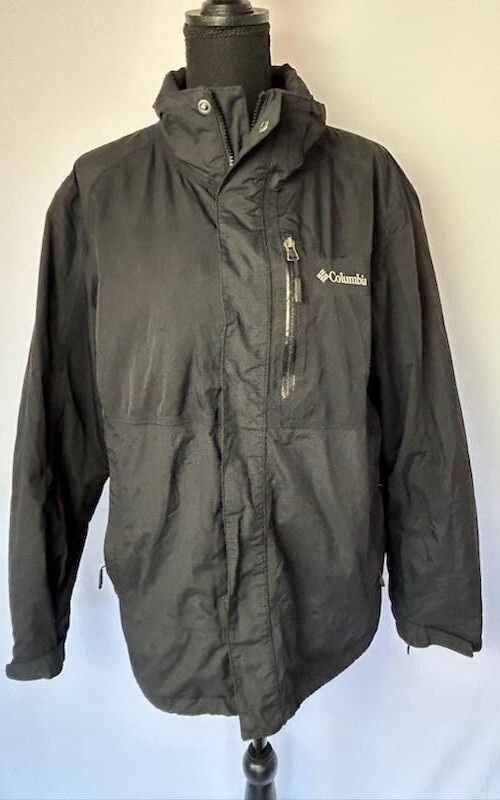Columbia Black Interchange Softshell Full Zip Jac… - image 1
