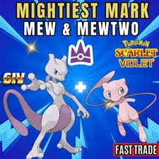 MIGHTIEST MARK MEW & MEWTWO ⭐️YOUR OT⭐️ POKEMON SCARLET And VIOLET