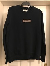 New Mens Les Deux Dark Blue Sweatshirt. Large. Cotton. Never Worn.