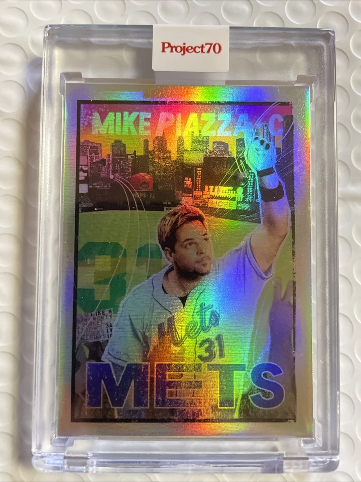 Topps Project 70 Card 638 - 1967 Mike Piazza by New York Nico FOIL 47/70 - Image 2 of 4