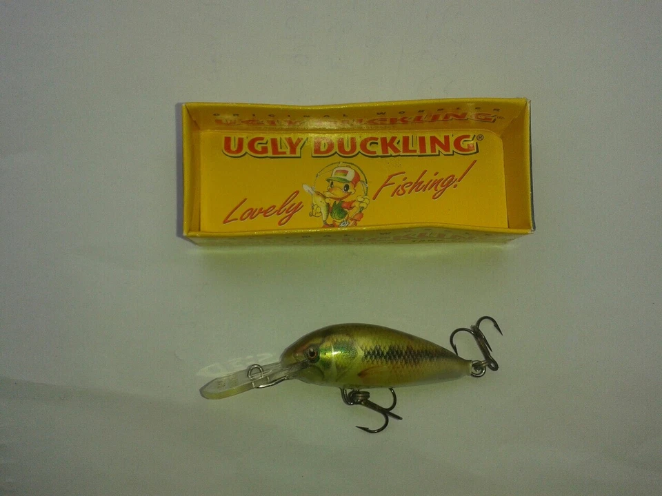 Um conjunto de 5 x iscas de pesca de patinho feio - osciladores, tamanho 3 e 4 - Imagem 2 de 4