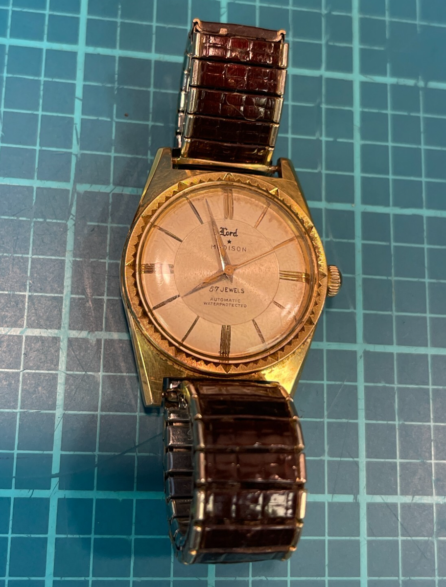 Vintage Lord Madison Watch 57 Jewels | eBay