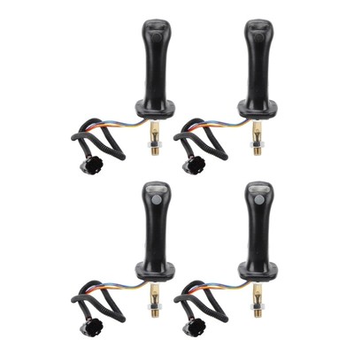 Aluminum Excavator Joystick Handles 3 Button Control for DX Series