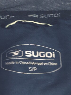 Gilet Cyclisme SUGOI Homme Taille S – Bleu, Maille Ventilée, Réfléchissant, Fermeture éclair Complète