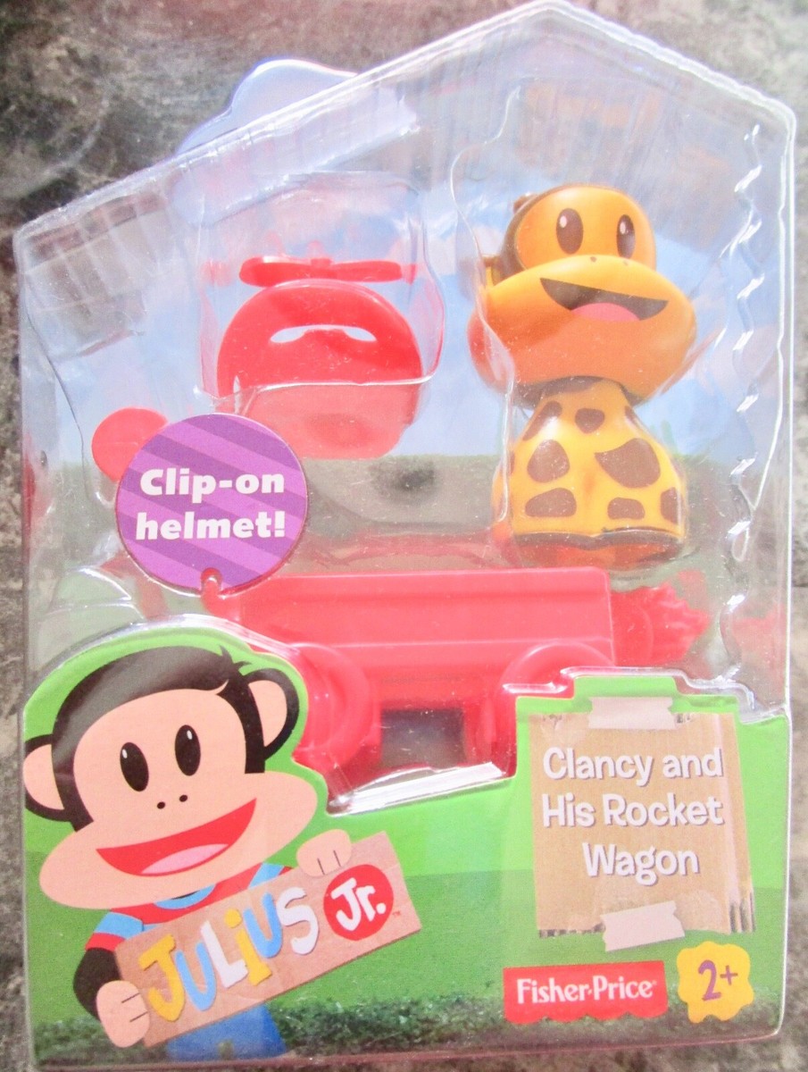FISHER PRICE JULIUS JR CLANCY AND HIS ROCKET WAGON TOY NEW (U2) | eBay