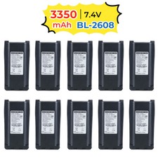 10PC 3350mAh BL2608 Li-ion Battery with Type-C USB charing for Hytera TC 800M