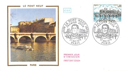 Sobre FDC FRANCIA EL PUENTE NUEVO 1978 PARÍS N3