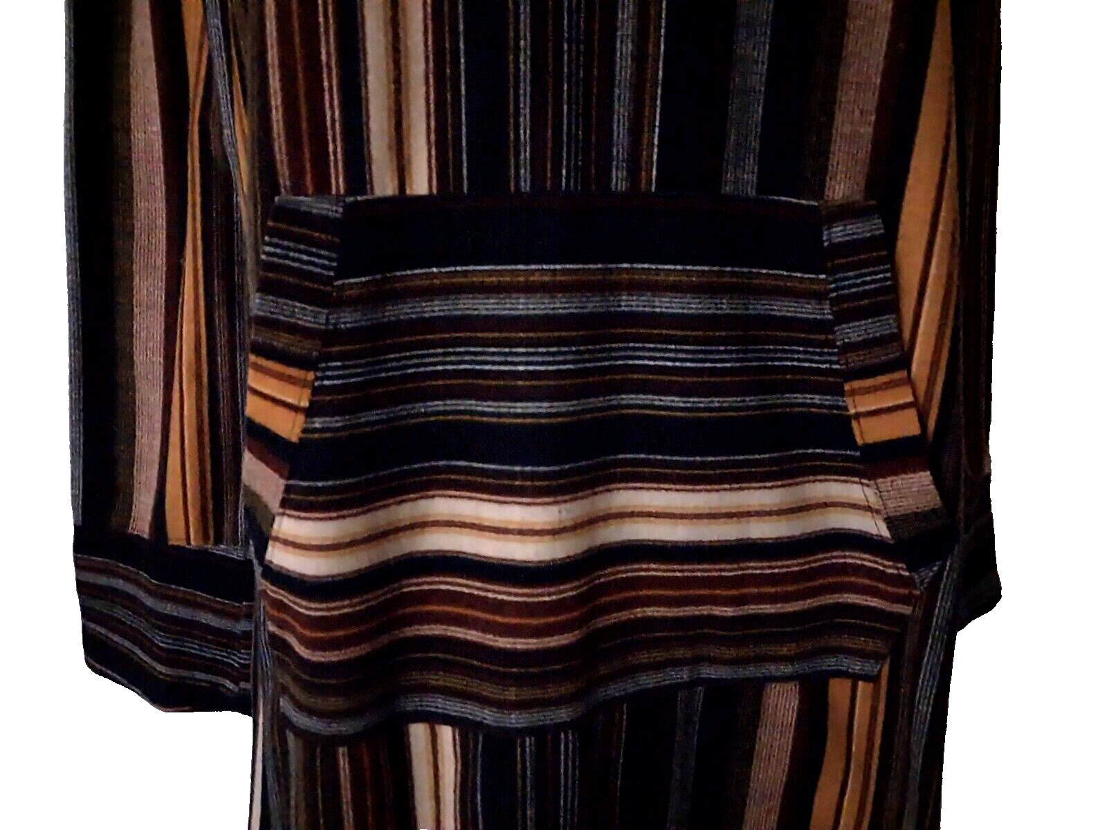 BEBOP PULLOVER TUNIC MULTICOLOR STRIPES POCKET LO… - image 5