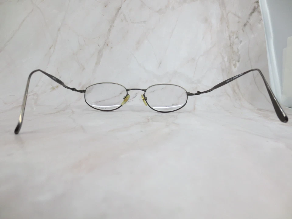 Marco de gafas Kenneth Cole unisex adultos marrón metal borde completo ovalado 48-20-140 Foto 4 de 4