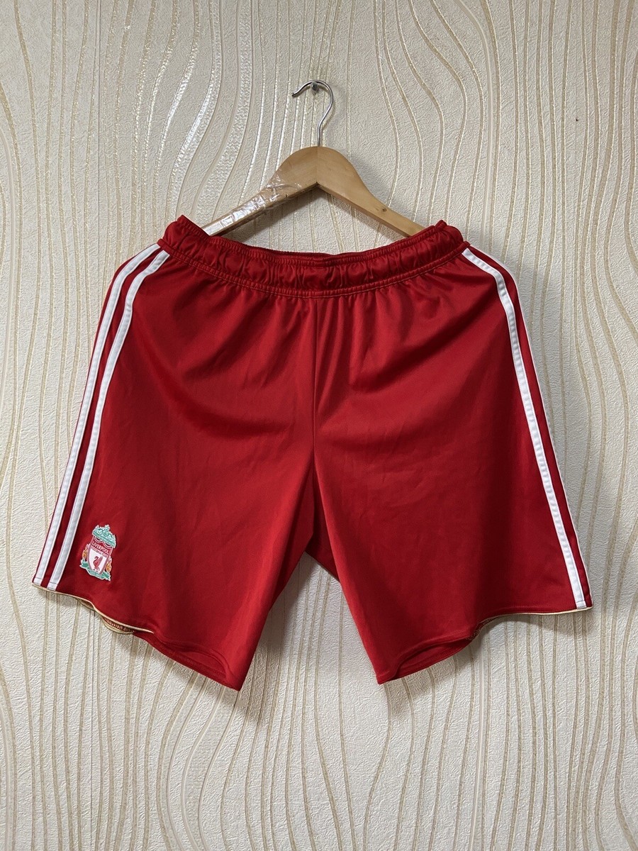 LIVERPOOL 2010 2012 HOME FOOTBALL SOCCER SHORTS ADIDAS P96749 sz M