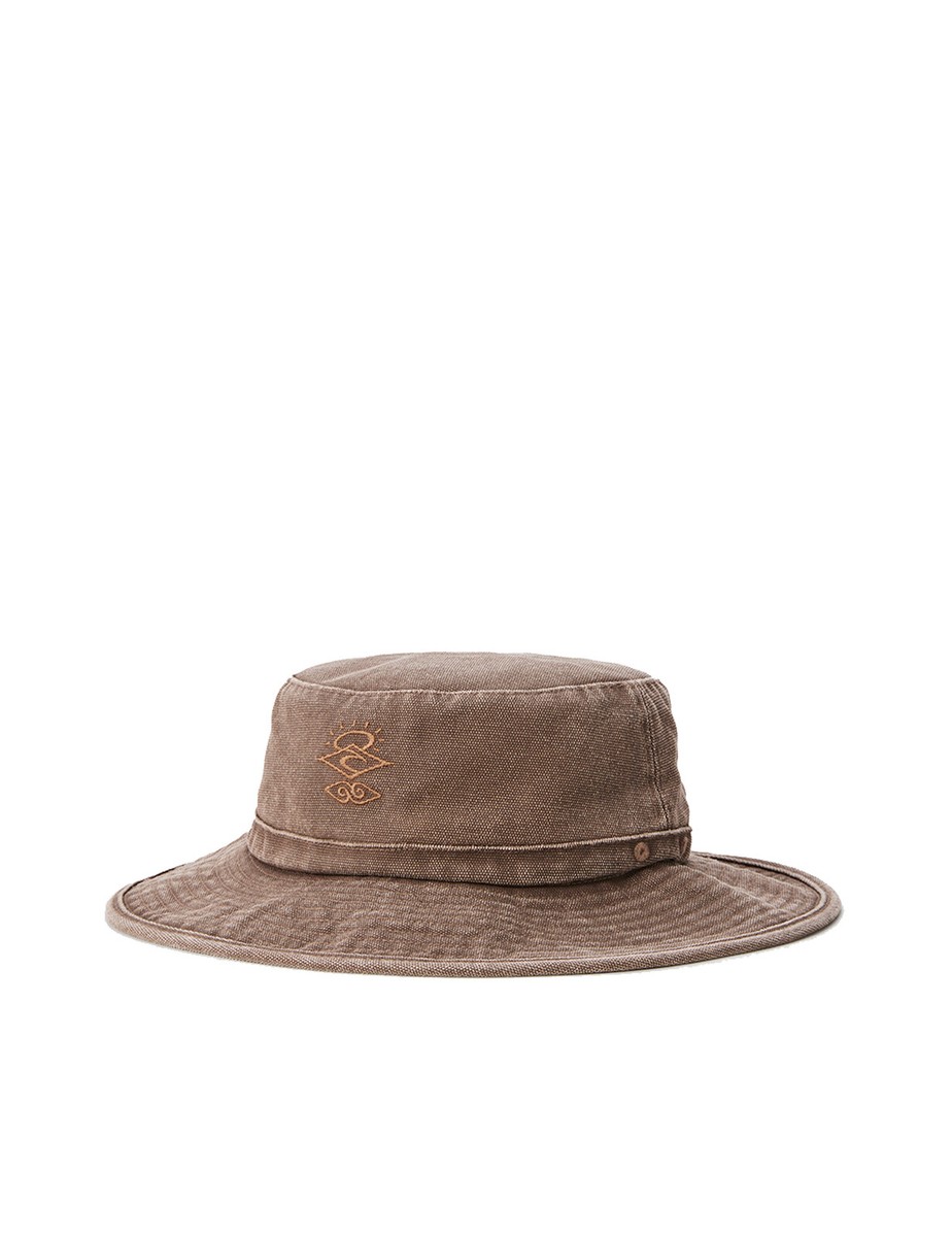 Rip Curl Searchers Mid Brim Sun Hat Chocolate men UK