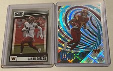 2022 Donruss Jahan Dotson Vortex Cosmic #/100 - Score Chrome RC - Commanders