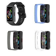 Watch Case Protective Bumper Band Cover Frame Shell PC for Honor Band 6 Band