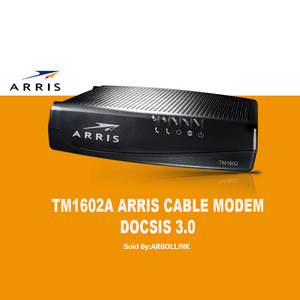 ARRIS-TM1602A-DOCSIS-3-0-TELEPHONE-MODEM-w-Special-Accessories