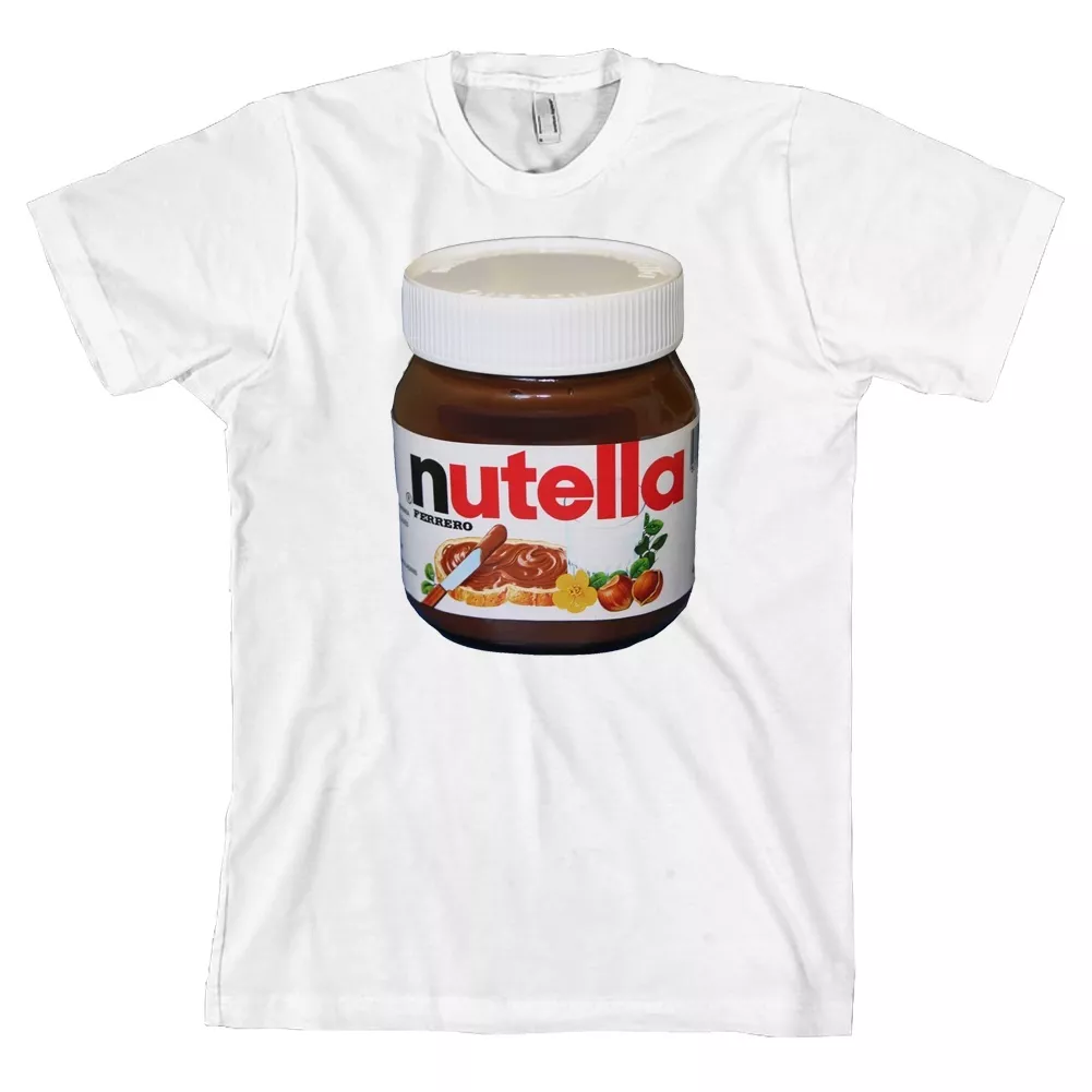 NUTELLA Hazelnut Chocolate Spread T Shirt German Food Porn *ALL SIZES &  NEW* | eBay