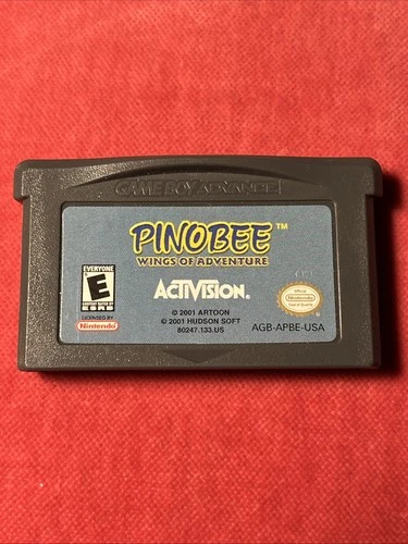 Nintendo Game Boy Advance Pinobee Wings Of Adventure Tested & Working Activision