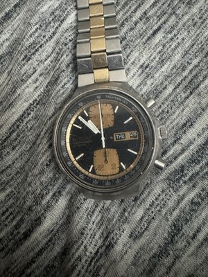 Seiko 6138-8039 Automatic Chronograph Tachymeter Day/Date Two-Tone Bracelet