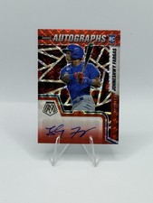 2022 Panini Mosaic Johneshwy Fargas Rookie RC Red Choice Fusion Auto #RAM-JF