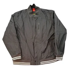 Nike Air Men's Air Raid Jacket Varsity Style Size 3XL Retro Y2K Black