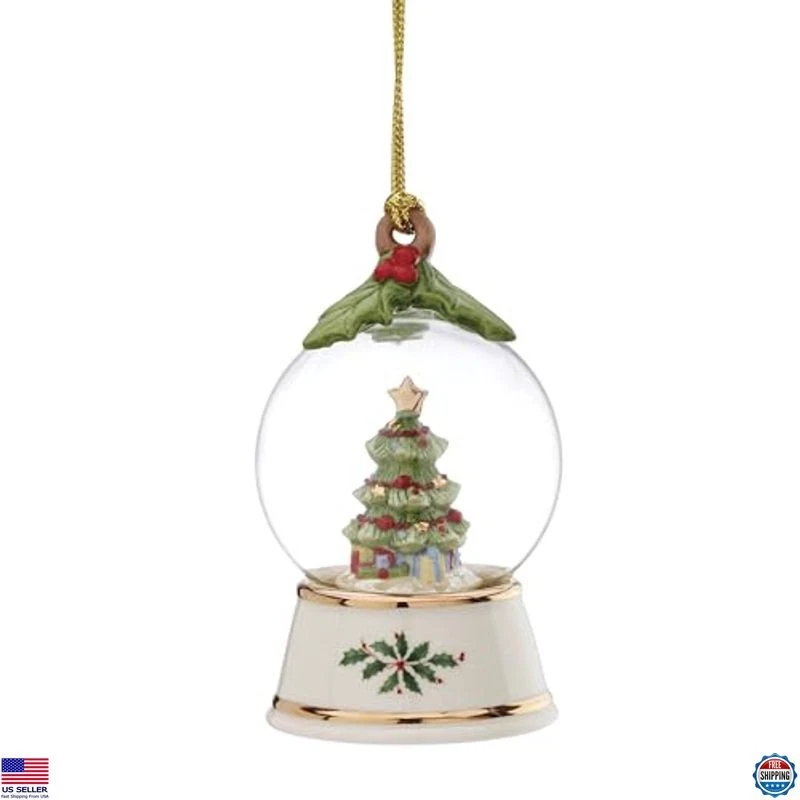 Tree In Snow Globe Ornament