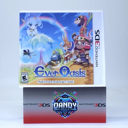 Ever Oasis Brand New W/ Protector - Nintendo 3DS