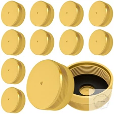 12 Pcs Bottle Caps for Propane Cylinder 1 LB Universal Plastic Sealed Protect Ca