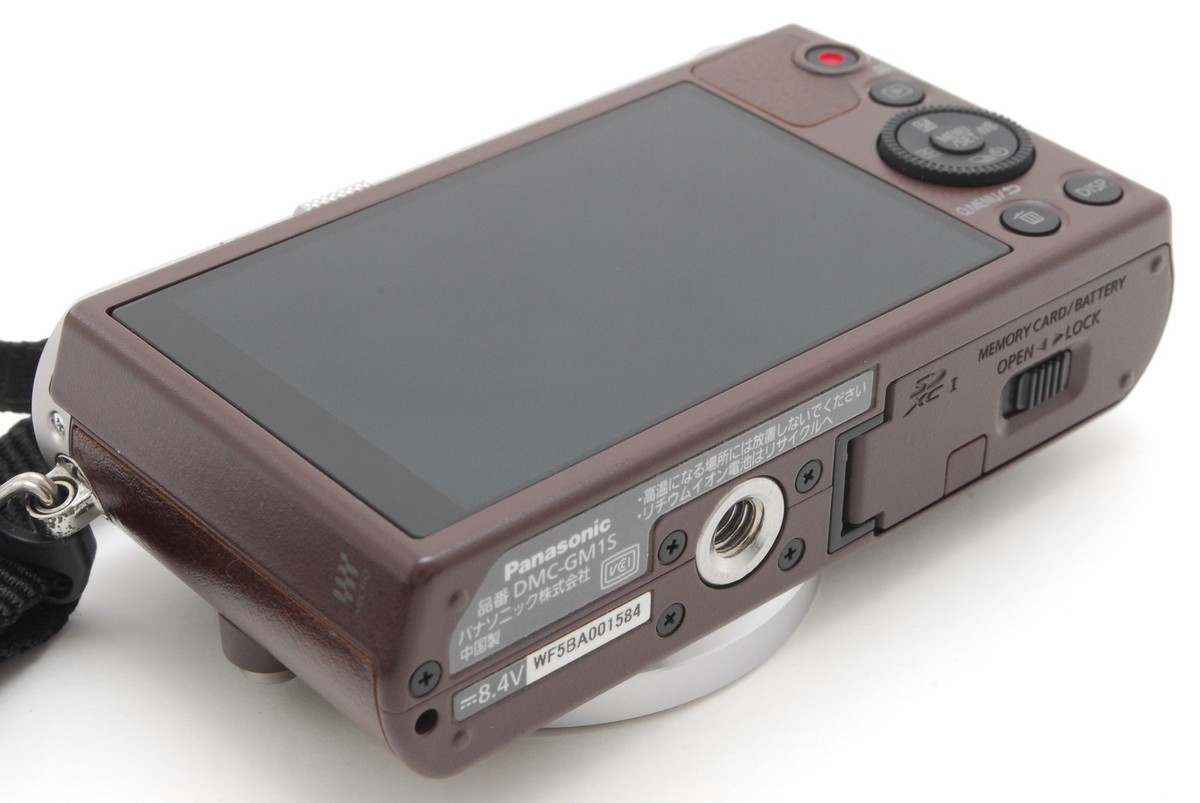 Panasonic LUMIX DMC-GM1S ブラウン MINT] Panasonic Lumix DMC GM1S Brown Digital Camera English From