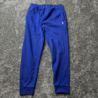Polo Ralph Lauren Pants Womens Small Blue Jogger French Terry 32x31 Tapered