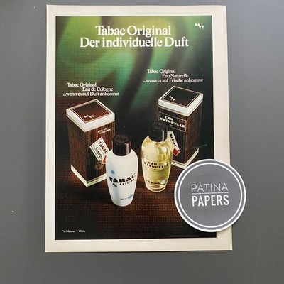 1975 TABAC ORIGINAL Der individuelle Duft Vintage Ad Retro Werbung Reklame