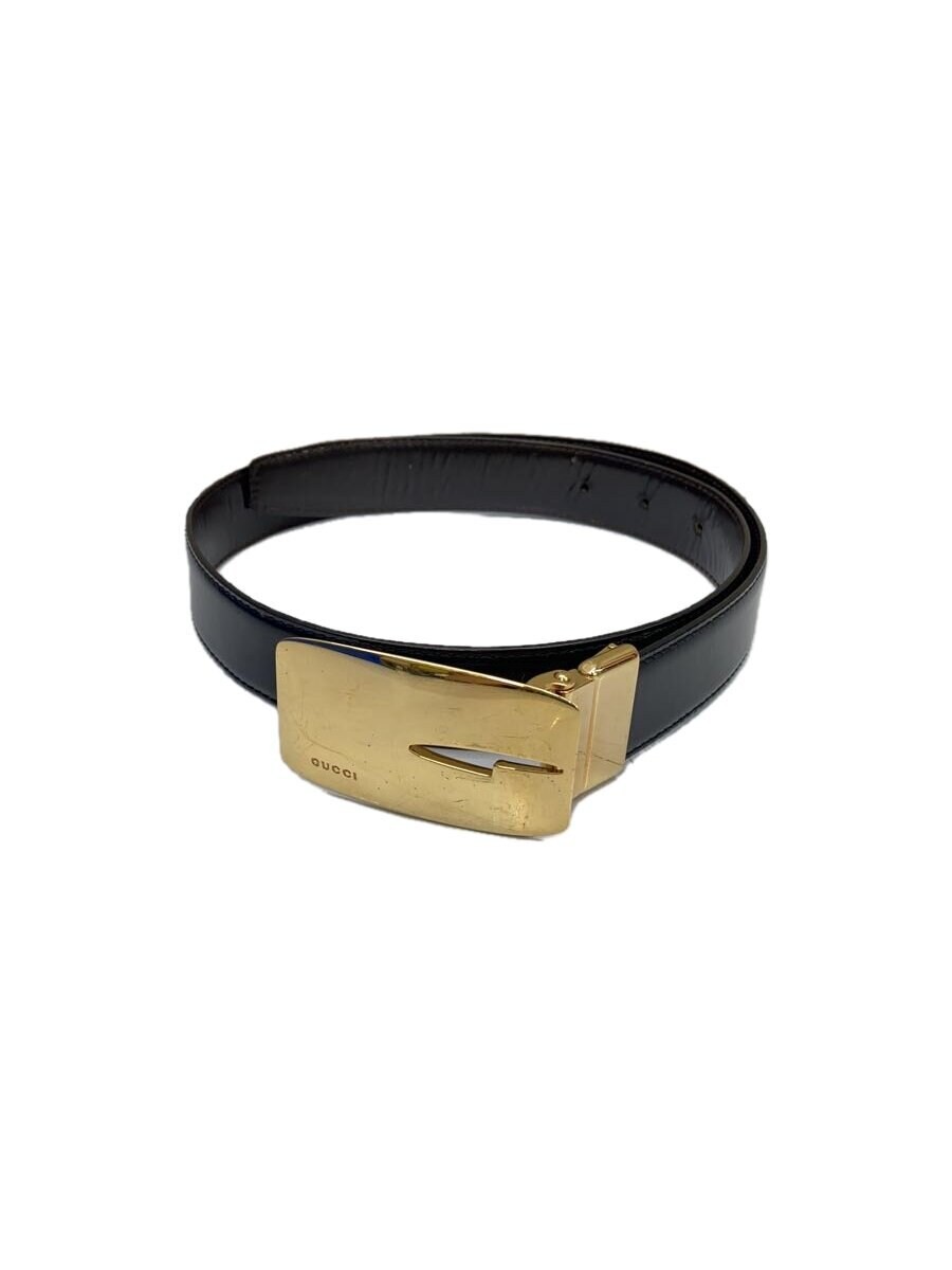 GUCCI Women's Black Solid Leather Belt 036 2194 1313