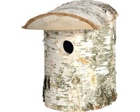 Nistkasten Birke Einflugloch 32 Mm 22X14X24 Cm Natur