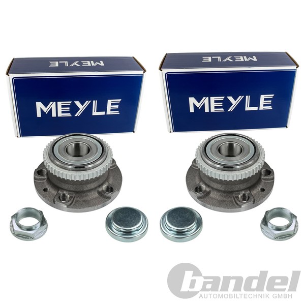 2X Meyle Radnabe+Radlager Mit ABS-RING Hinten Passend FüR CitroËN Evasion Jumpy-image