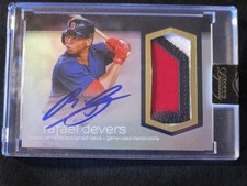 2018 RAFAEL DEVERS RC Topps Dynasty Autograph Patch  AP-RD4  #4/10