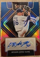 2022 Panini Select #S-HY Hyeon-Jong Yang Blue Auto /49