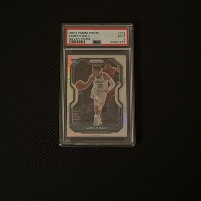 2020-21 Panini Prizm Basketball Silver LaMelo Ball PSA MINT 9 RC