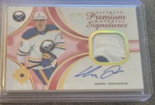 2021-22 Ultimate Collection Henri Jokiharju Materials Signature Rookie Auto /35
