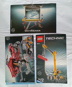 LEGO Technic Forklift Set Parts Plus other Machine Parts Plus 8270 Instructions