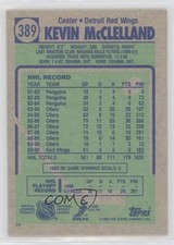 1990-91 Topps Blank Front Kevin McClelland #389 0kb5