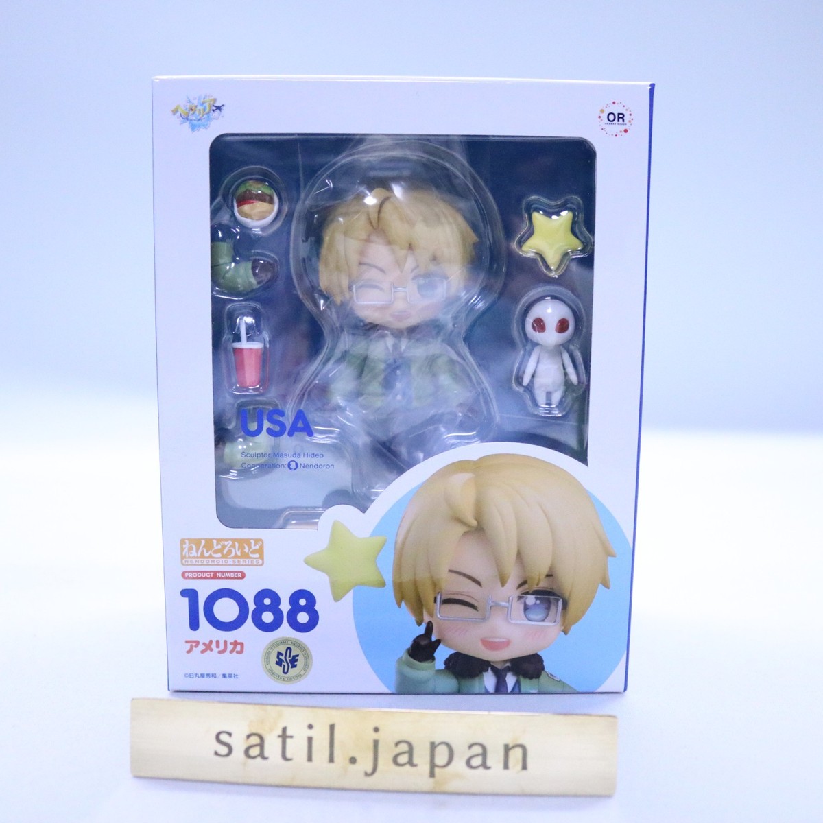 GOOD SMILE COMPANY - ねんどろいど ヘタリア アメリカ 1088 USED] Good Smile Company Hetalia America(Alfred.F.Jones) Nendoroid